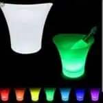 Seau à Glace Champagne avec des LED lumineuse