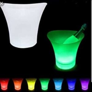 Seau à Glace Champagne avec des LED lumineuse