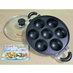 Poêle Moule à gâteau à couvercle vitré 9 trous appy Call