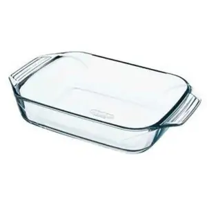 Saladier en verre forme rectangulaire