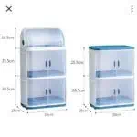 Range vaisselle à trois niveaux RV-321 pour tasse, pose-verre