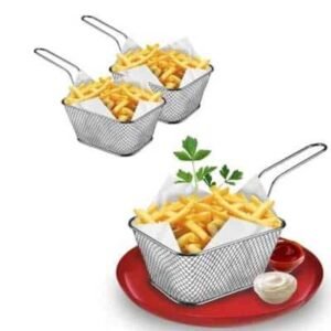 mini panier a frite en acier inoxydable