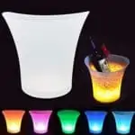 Seau à Glace Champagne avec des LED lumineuse