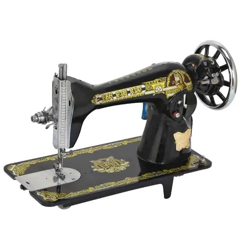 T te de Machine coudre l ancienne de marque Butterfly Flying Man enti rement en m Machine à coudre originale Butterfly Complete