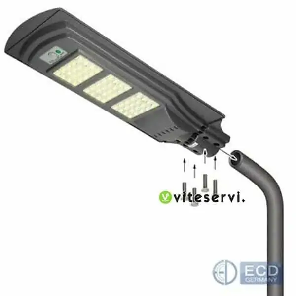 Lampadaire solaire LED 60W avec detecteur de mouvement 2 Lampadaire solaire LED 60W avec detecteur de mouvement 2
