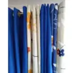 Rideau en coton glacé 4 porte de Longueur 2,5m sur 1,25m de largeur R-02