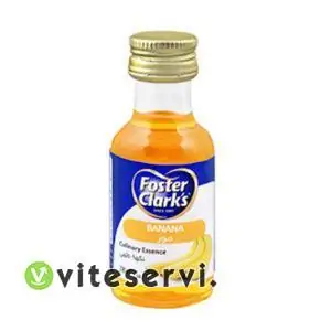 Arôme senteur banane Liquide Foster Clark's pour boisson et pâtisserie