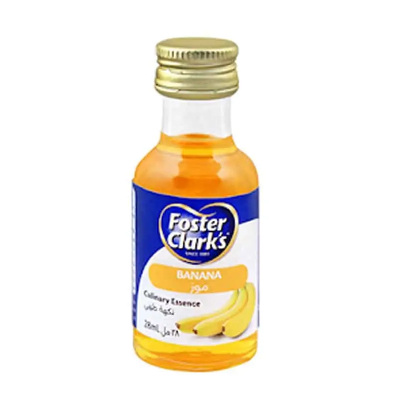 colorant copie Arôme senteur banane Liquide Foster Clark's pour boisson et pâtisserie