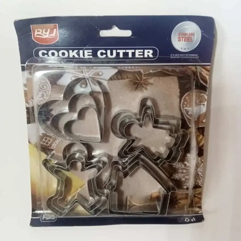 cookie cutter 1 Set de 03 emportes pièces en métal de différents formes EM-04