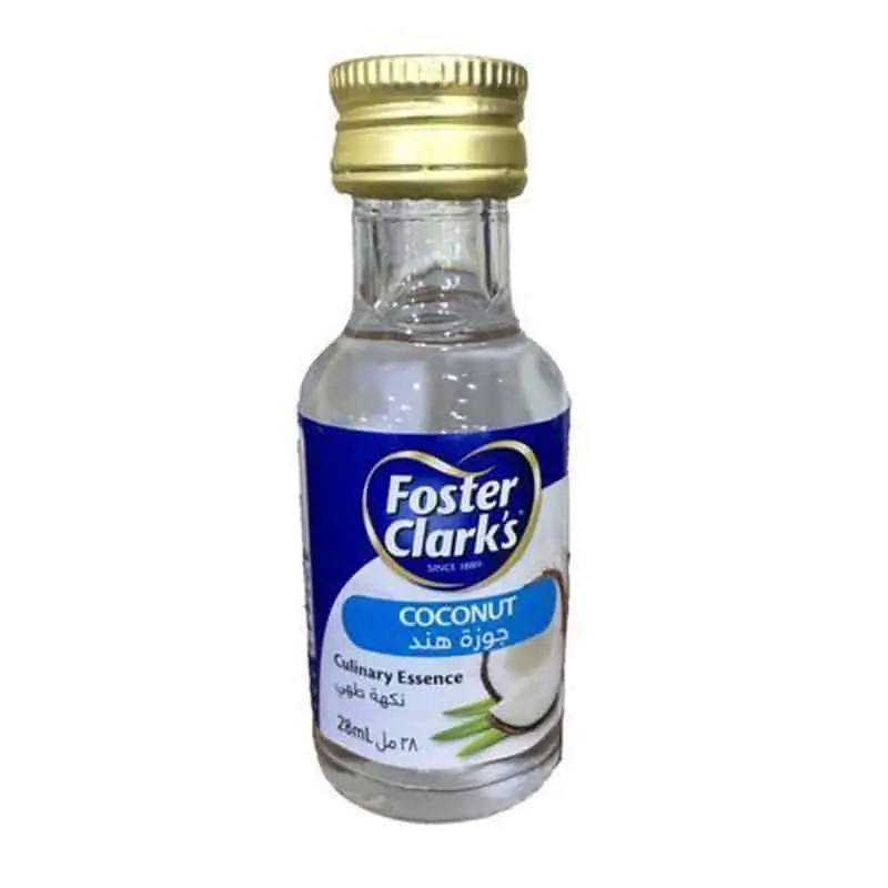 foster clarks coconut culinary essence flavour Colorant alimentaire Jaune Liquide Foster Clark's pour boisson et pâtisserie