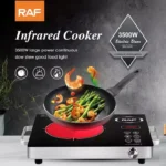 Plaque de cuisson électrique Tactile Cuiseur infrarouge  R.8029 – Cuisinière & plaque chauffante – Contrôle du brûleur – 3500W