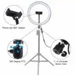 Ring light accessoires de diffusion et de photographie éclairage youtube, tik tok, selfie LED de 10 pouces à 28 pouces