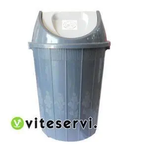 Seau Poubelle en Plastique avec Couvercle SodiShop 1