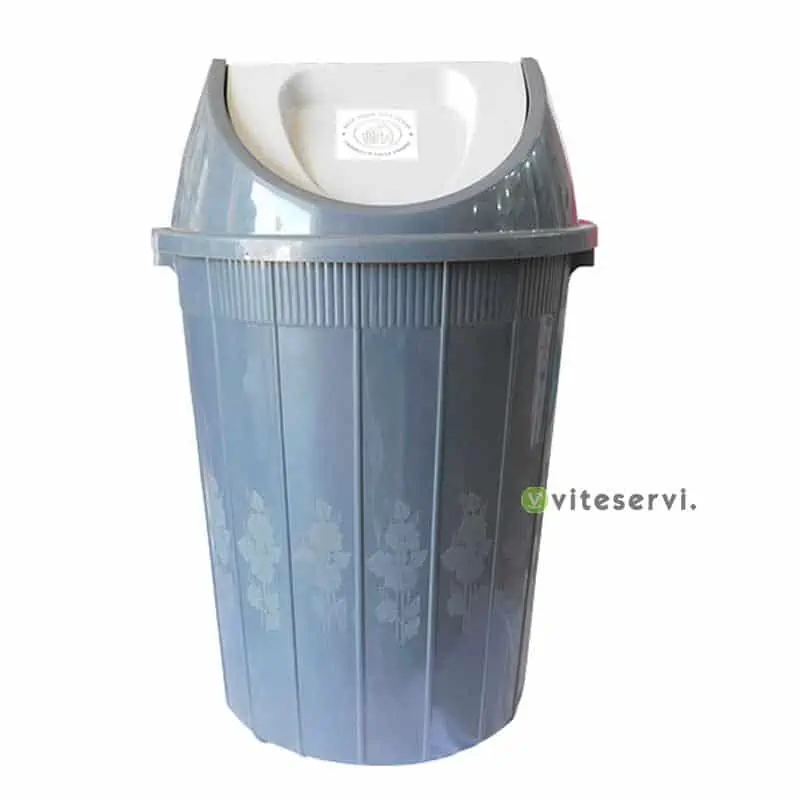 Seau Poubelle en Plastique avec Couvercle SodiShop 1 Seau Poubelle en Plastique avec Couvercle SodiShop 1