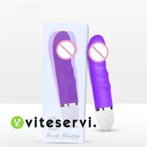 Sextoy Pénis Vibrant mou Violet à pile réaliste gode