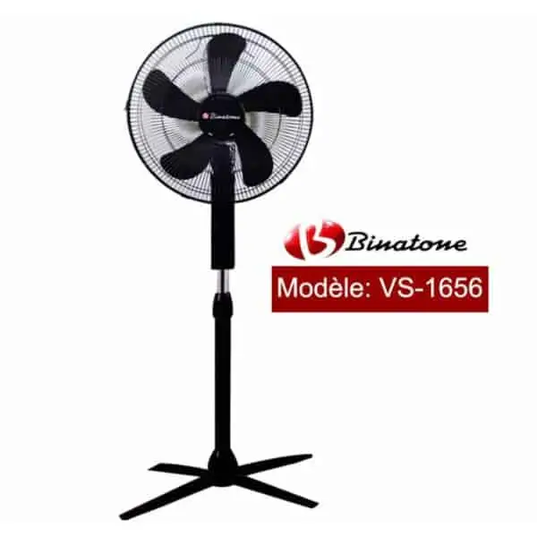 Ventilateur sur pied Binatone VS-1656 à 5 ailettes