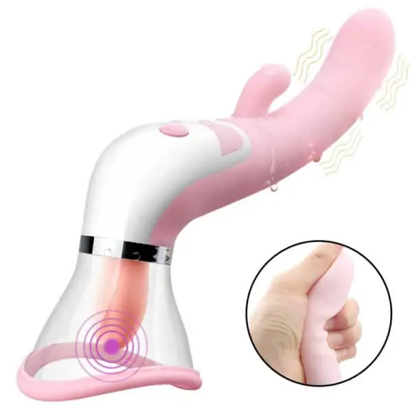 Vibromasseur gode suceur pompe a vide a langue pour lechage oral stimulateur de clitoris jouet sexuel pour femmes 2 Vibromasseur gode suceur pompe à vide à langue pour léchage oral stimulateur de clitoris jouet sexuel pour femmes