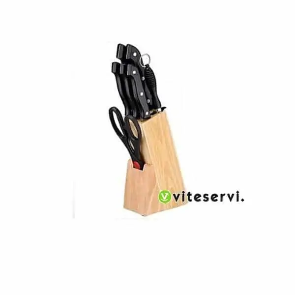 masterchef 8set knives Ensemble couteaux de cuisine et Ciseau 08 en 1 en acier inoxydable