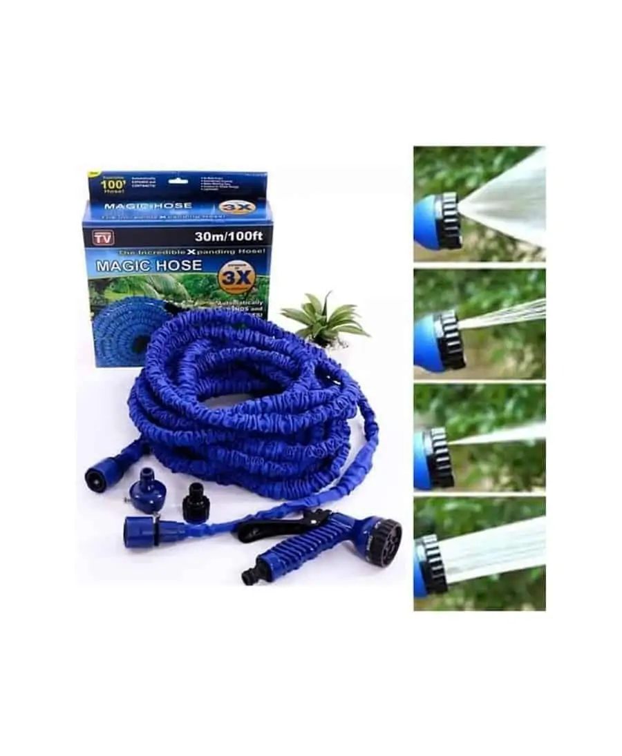 tuyau extensible 30m magic hose Tuyau magique flexible d'arrosage 30 mètres de long