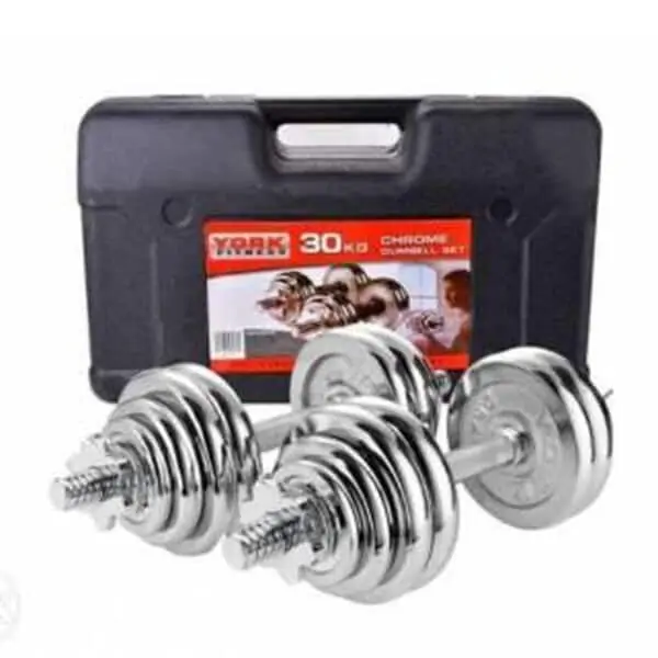 Ensemble d'haltères en fonte 30Kg poids remise en forme