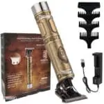 Tondeuse Rasoir électronique rechargeable Vintage haute précision avec affichage de niveau de charge