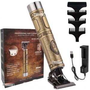 Tondeuse Rasoir électronique rechargeable Vintage haute précision avec affichage de niveau de charge