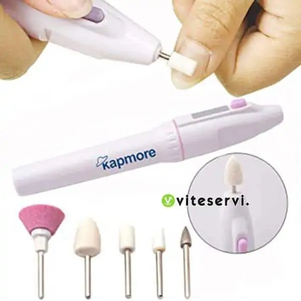 61Y3fCwXO3L. AC SY355 kit de pédicure manicure électrique ponceuse manucure système de polissage des ongles des mains 10 en 1