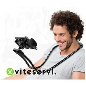 Support pour téléphone portable suspendu au cou