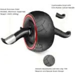 Roues AB, Cyiecw AB Roller-Roue Exercice pour Abdominaux