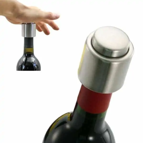 Stainless Steel Wine Bottle Stopper Plug Silver Elegant Vacuum Sealer Wine Stopper Saver Preserver Pump Sealedhh Stainless Steel Wine Bottle Stopper Plug Silver Elegant Vacuum Sealer Wine Stopper Saver Preserver Pump Sealedhh