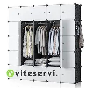 Armoire démontable à plastique 25 cubes