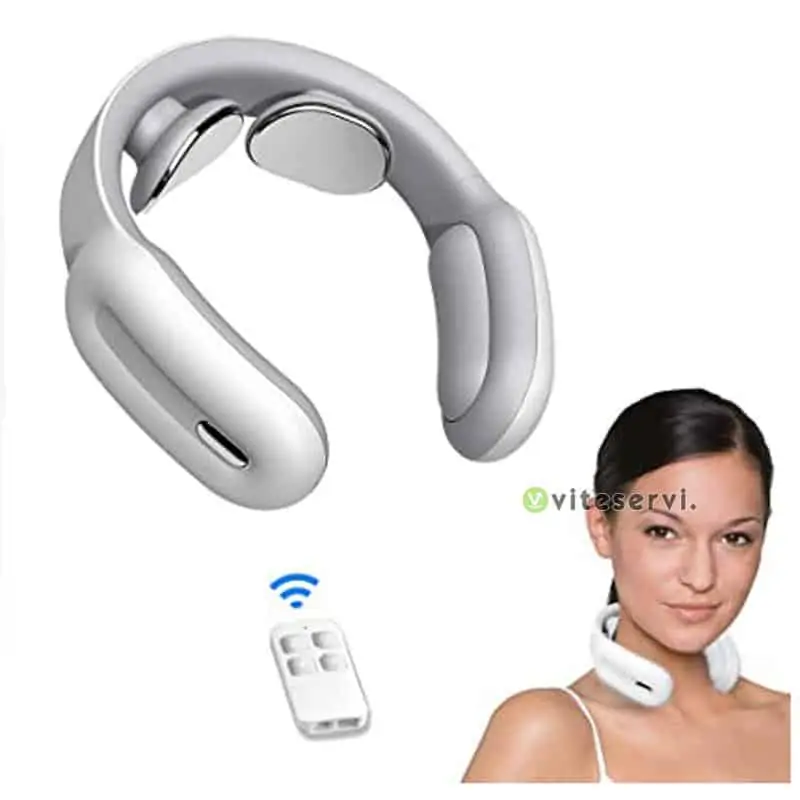 514N9sBV1FL. AC SX425 Equipement intelligent de massage du cou 4D portable sans fil, tissus profonds avec chaleur, masseur de dos électrique à impulsions