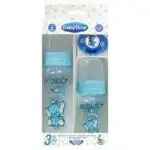 Ensemble biberons en verre en plastique et tétine pour bébé