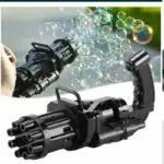Machine électrique à bulles Gatling à 8 trous pour enfant
