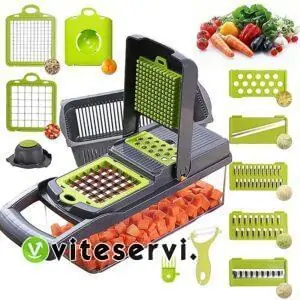 Nicer Dicer Trancheuse Hachoir et râpe légumes 11 en 1