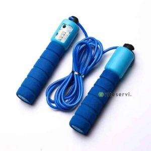 Corde à Sauter avec Compteur Numérique Intégré, Skipping Rope d'Entraînement Cardio Réglable, Poignées Confortables pour Brûler des Calories et Améliorer l'Endurance et Fitness