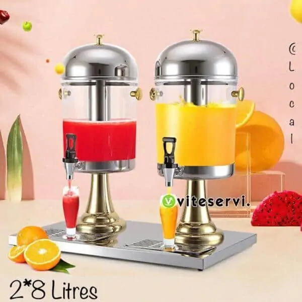 Distributeur de boissons en acier inoxydable