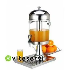 Distributeur de boissons en acier inoxydable 8L