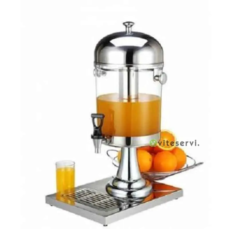 distributeur de jus de fruit 8l Distributeur de boissons en acier inoxydable 8L