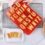 Grand moule silicone Alphabet 3