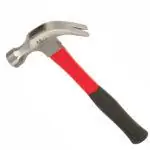 Marteau metallique a manche en caoutchouc