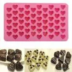 Moule silicone mini coeur Moule Toffee tofi pour petit bonbon 1