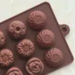 Moules de 15 fleurs a chocolat differents moule a gelee de silicone de qualite alimentaire FDA bricolage moule a savon fait a la main 2