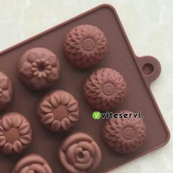 Moules de 15 fleurs a chocolat differents moule a gelee de silicone de qualite alimentaire FDA bricolage moule a savon fait a la main 2 Moules de 15 fleurs a chocolat differents moule a gelee de silicone de qualite alimentaire FDA bricolage moule a savon fait a la main 2
