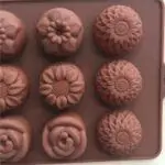 Moules de 15 fleurs a chocolat differents moule a gelee de silicone de qualite alimentaire FDA bricolage moule a savon fait a la main 3