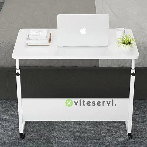 TABLE DE CHEVET REGLABLE EN HAUTEUR TABLE DORDINATEUR PORTABLE BUREAU DORDINATEUR CANAPE TABLE DAPPOINT A ROULETTES STYLE MODERNE 9 Table de chevet réglable en hauteur demontable table d'ordinateur portatif à roulette Table de lit et de canapé à design Moderne