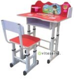 Table et chaise réglable pour Enfant salle d'étude et Table démontable