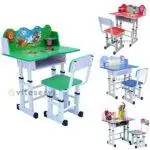 Table et chaise réglable pour Enfant salle d'étude et Table démontable