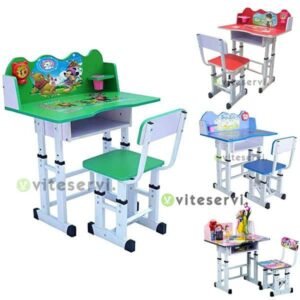 Table et chaise réglable pour Enfant salle d'étude et Table démontable