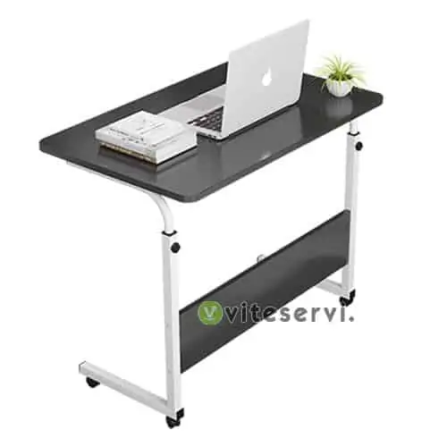 bonne TABLE DE CHEVET REGLABLE EN HAUTEUR TABLE DORDINATEUR PORTABLE BUREAU DORDINATEUR CANAPE TABLE DAPPOINT A ROULETTES STYLE MODERNE 1 Table de chevet réglable en hauteur demontable table d'ordinateur portatif à roulette Table de lit et de canapé à design Moderne